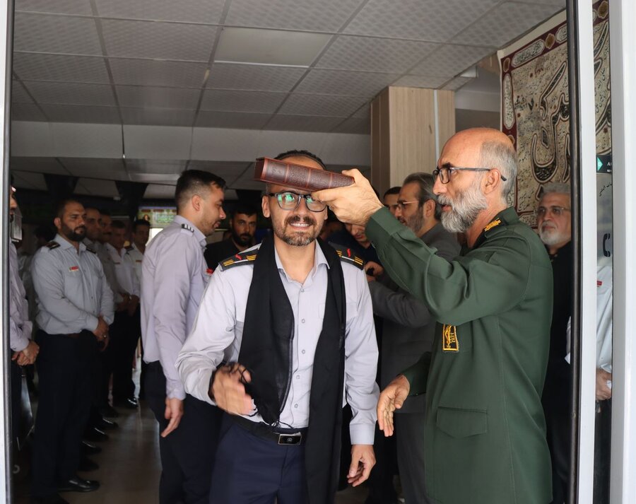 خادمان ایمنی شهر کرج به مرز مهران اعزام شدند