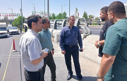 تداوم بازدیدهای میدانی مدیر منطقه ۸ شهرداری کرج برای بررسی مسائل شهری