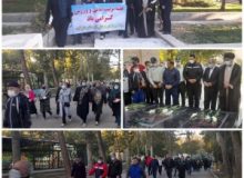 برگزاری همایش بزرگ پیاده روی خانوادگی در شهرستان نظرآباد