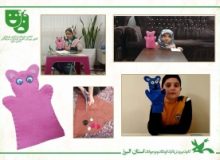 ساخت عروسک‌های دستکشی و اجرای نمایش‌های کوتاه در کانون البرز