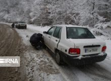 همراه داشتن زنجیر چرخ درجاده های کوهستانی البرز الزامی است