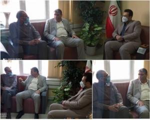 دیدار شهردار ومسئول کمیسیون حقوقی شورای شهر گلسار با مدیر کل جهاد کشاورزی البرز