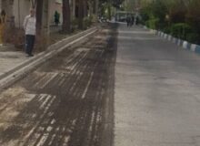 نهضت توزیع آسفالت در منطقه ۷ ادامه دارد