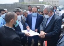بازدید وزیر بهداشت از پروژه انتقال آب فردیس البرز