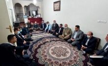 دیدار نماینده رئیس جمهور با خانواده شهید ان غلامرضا و محمد حسین ترکیان  در کرج