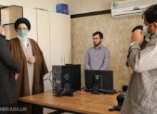 بازدید نماینده ولی‌فقیه در البرز از حوزه هنری استان