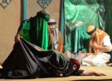 اجرای نمایش مذهبی «مرثیه عشق» در کرج
