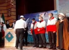 تقدیر از پلیس راهور در مراسم تجلیل از خادمین نوروزی ۱۴۰۱