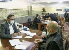 حضور رئیس کل دادگستری استان البرز در مسجد حضرت ابوالفضل (ع)