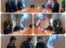 دیدار فرمانده سپاه نظرآباد با رئیس و اعضای شورای اسلامی شهر