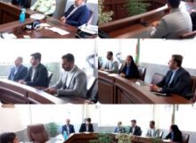 دیدار فرماندار شهرستان چهارباغ با رئیس و اعضای شورای اسلامی به مناسبت روز شوراها