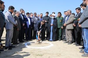 کلنگ احداث ساختمان دادگستری شهرستان چهارباغ بر زمین زده شد