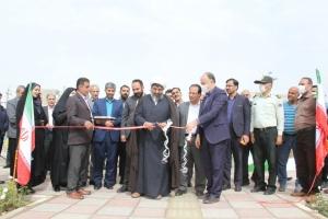افتتاح بوستان ۵۶۰۰ متر مربعی شهید باکری در هشتگرد