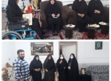 دیدار با معلم فداکار شهرستان و خانواده مرحوم بیات بمناسبت گرامیداشت هفته معلم