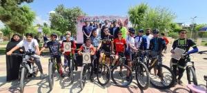 مسابقات استعدادیابی دوچرخه سواری ساوجبلاغ برگزار شد