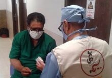 بسیج پزشکی به محرومان مشکین دشت البرزخدمات رایگان ارائه می دهد