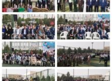 برگزاری صبحگاه مشترک نیروهای نظامی و انتظامی شهرستان چهارباغ به مناسبت سوم خرداد