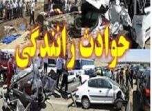 تصادف اتوبوس با ۲۰ خودرو سواری در میدان حصارک کرج