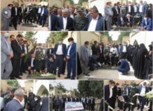 گلباران گلزار شهدای شهر گلسار همزمان با سالروز آزادسازی خرمشهر
