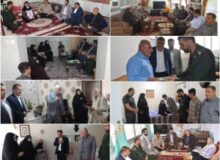 دیدارمسئولان شهرستان ساوجبلاغ و شهر گلسار با خانواده معظم شهدا