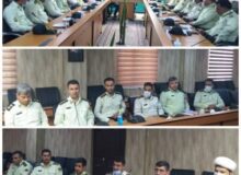 دیدار پرسنل نیروی انتظامی چهارباغ با فرماندار شهرستان