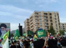سرود سلام فرمانده در کرج طنین انداز شد