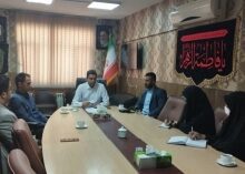 نشست بخشدار مرکزی کرج با رئیس و اعضای شورای بخش