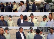 بازدید فرمانده انتظامی استان البرز از محل احداث کلانتری گلسار