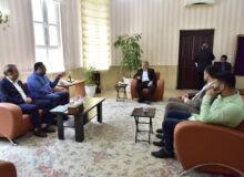 دیدار قهرمان کشتی جهان با استاندار البرز