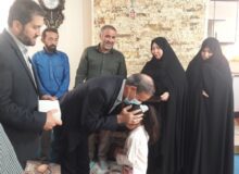 دیدار معاون سیاسی استاندار البرز با خانواده شهیدان مدافع حرم “امیری”