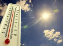 میانگین بیشینه دما در البرز به ۳۸ درجه می‌رسد
