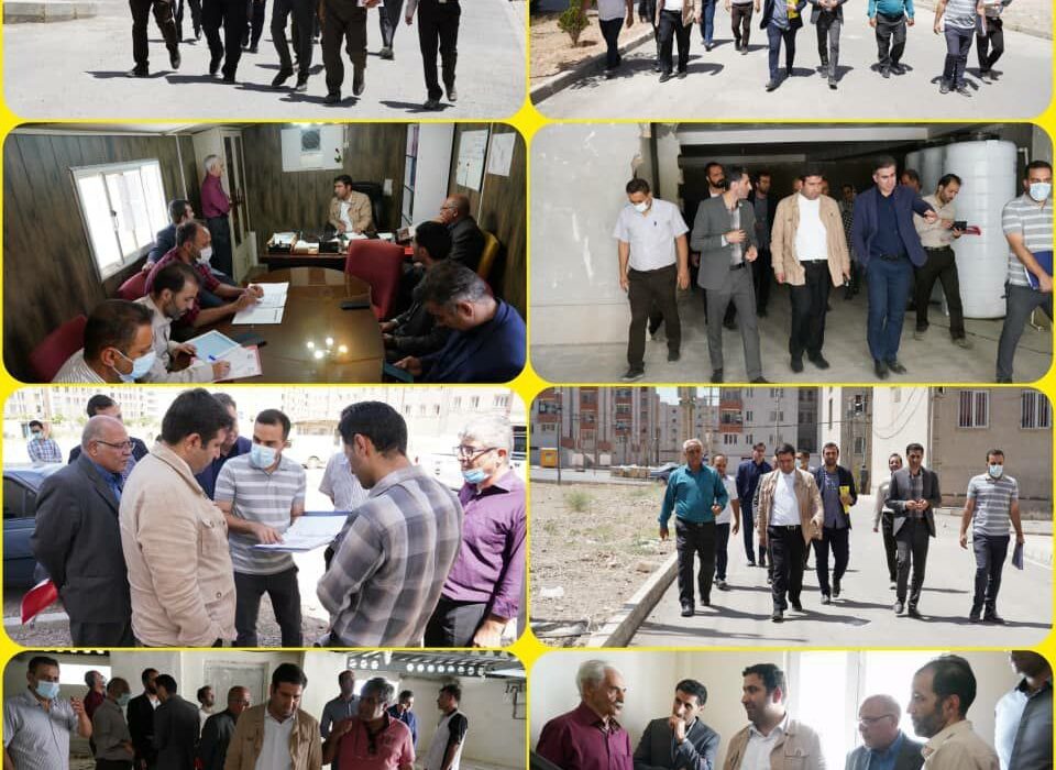 بازدید میدانی  مدیر عامل از پروژه های سطح شهر مهستان و بررسی روند اجرایی پروژه ها