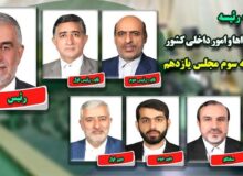 اعضای هیات رئیسه کمیسیون امورداخلی کشور در مجلس مشخص شدند