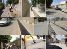 اجرای عملیات آسفالت و ترمیم نوار حفاری های موجود در سطح شهرگلسار