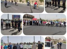 برگزاری همایش دوچرخه سواری در شهر جدید مهستان به مناسبت روز جهانی مبارزه بامواد مخدر