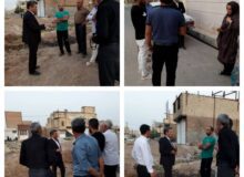 بازدید شهردار چهارباغ از محلات سطح شهر