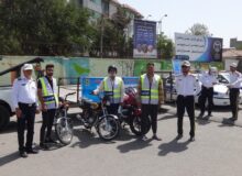 اجرای طرح ساماندهی و انضباط بخشی به تردد موتورسیکلت سواران البرزی