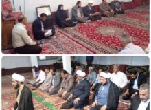 بازدید از دو مسجد توسط مسوولین هشتگرد
