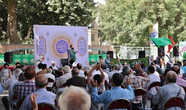 جشن غدیر در مصلای کرج برگزار شد