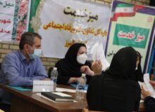 برپایی میز خدمت حوزه تعاون و اشتغال ویژه مردم مهدی آباد شهرستان چهارباغ