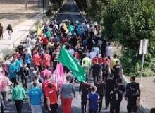 همایش ملی پیاده روی ایرانیان در شهرستان چهار باغ  برگزار شد