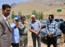 سرپرست اداره کل حفاظت محیط زیست البرز در پاسگاه محیط بانی