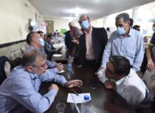 میز خدمت با حضور استاندار البرز در سهرابیه برپا شد