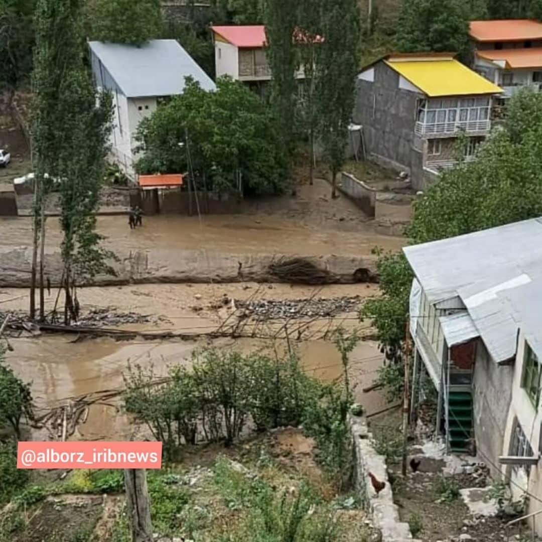 بیش از بیست میلیارد تومان خسارات سیل به بخش کشاورزی طالقان