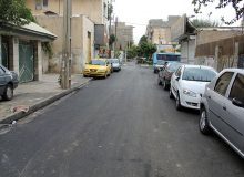 عملیات آسفالت خیابان‌های ۴۵ متری گلشهر انجام شد