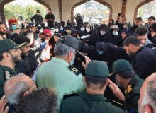 حضور مسئولان انتظامی استان البرز در مراسم تشییع پیکر شهید “عباس آسمیه”