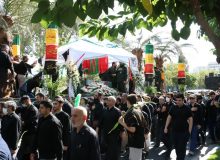 تصاویر مراسم تشییع پیکر شهید عباس آسمیه