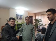 معاون دادستان استان ودادستان شهرهای ماهدشت و محمدشهرملبس به لباس محیط بانی شد.