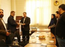 بازدید سرپرست معاونت فرهنگی و رسانه ای اداره کل فرهنگ و ارشاد اسلامی استان البرز از دفتر خانه مطبوعات این استان