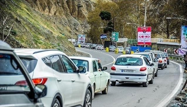 محدودیت ترافیکی جاده کرج – چالوس و آزادراه ” تهران – شمال”